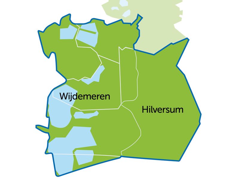 Wijdemeren wil samengaan met Hilversum